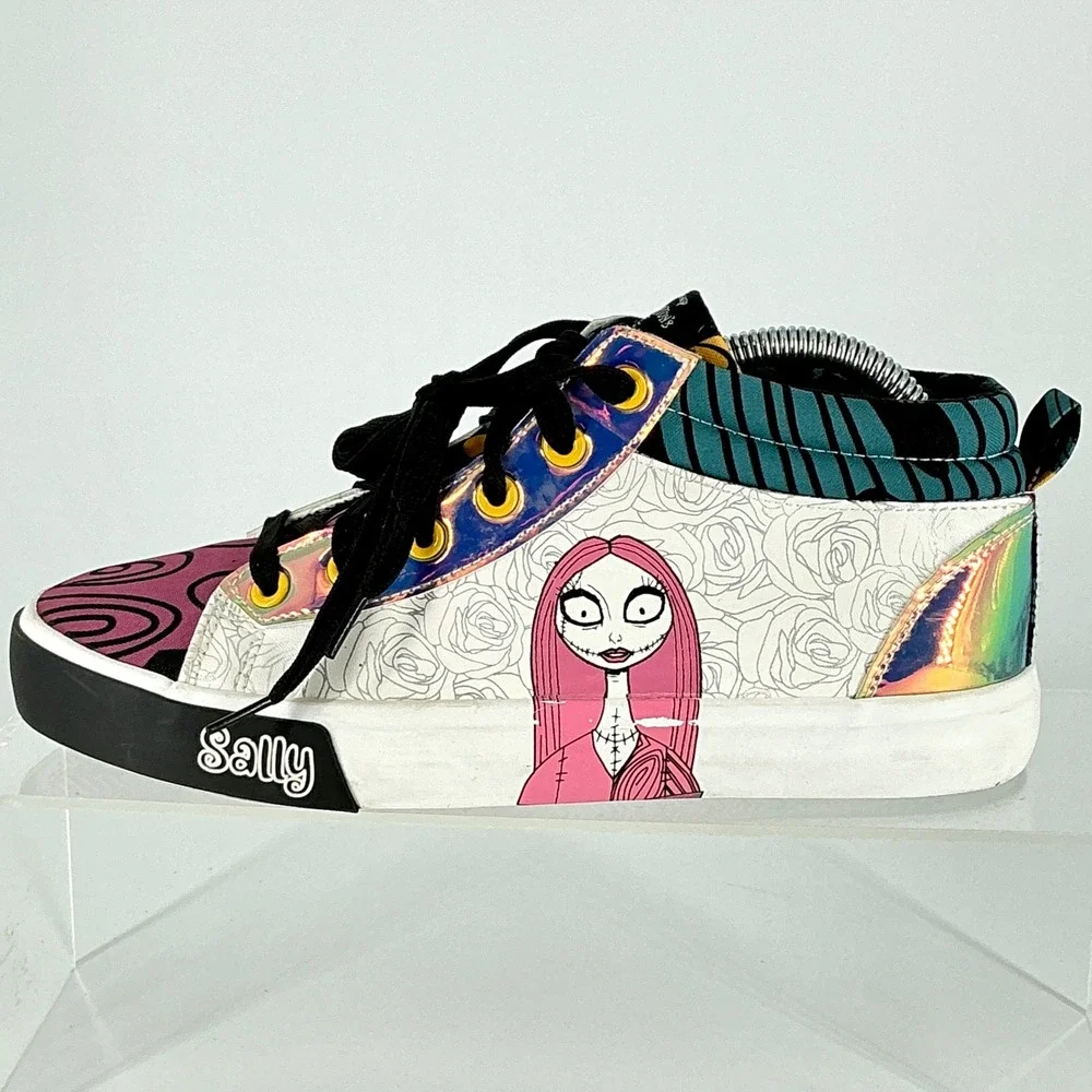 Disney‎ Size 7 Nightmare Before Christmas High Top Sneakers GROUND UP Jack Sally